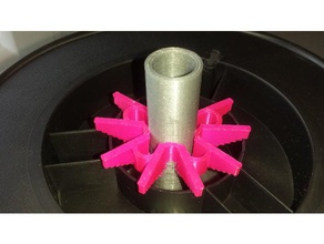 filament de palier butée 3d l'imprimante accessoires axial support bobine freecad 3d print model - Mito3D