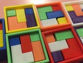 soma cube math primary 3d print model - Mito3D