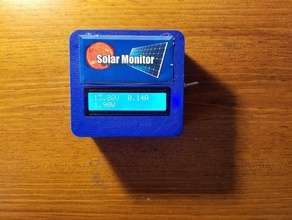 senza fili fai da te solare di alimentazione del monitor l'elettronica arduino energia libera 3d print model - Mito3D