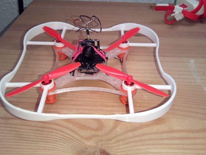 prop safetycrash cage martian 95mm brushed fpv quad diy chris wilson micro quadcopter 3d print model - Mito3D