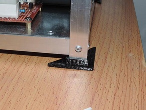 151515 esquina de pie reemplazo partes banana pi microservidor servidor en rack 3d print model - Mito3D