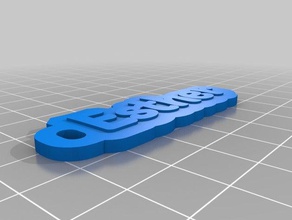 my customized multiline tag keychain esther keychains 3d print model - Mito3D