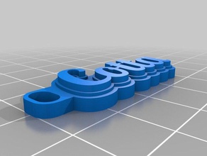 cotta keychains customized 3d print model - Mito3D