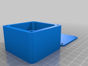 meine angepasste customizer box Deckel Schraube Löcher diy 3d print model - Mito3D