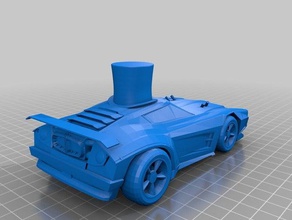 rocket league dominus wtop chapeau véhicules 3d print model - Mito3D