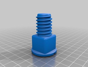 haenim toy bolt nut game accessories screw spare part toys 3d print model - Mito3D