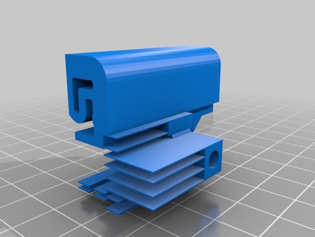 vw polo verre mécanisme automobile 3D print model - Mito3D