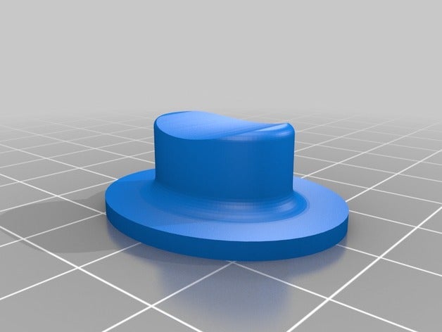 semplice cappello da cowboy accessori 3D print model - Mito3D