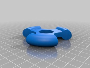 solo rodamiento de borde ponderado los juguetes juegos fidget spinner juguete 3d print model - Mito3D