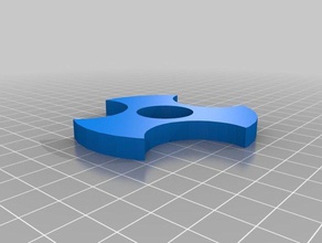 único rolamento sem borda brinquedos jogos fidget giratório brinquedo 3d print model - Mito3D