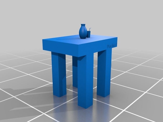 mesa de madera otros 3D print model - Mito3D