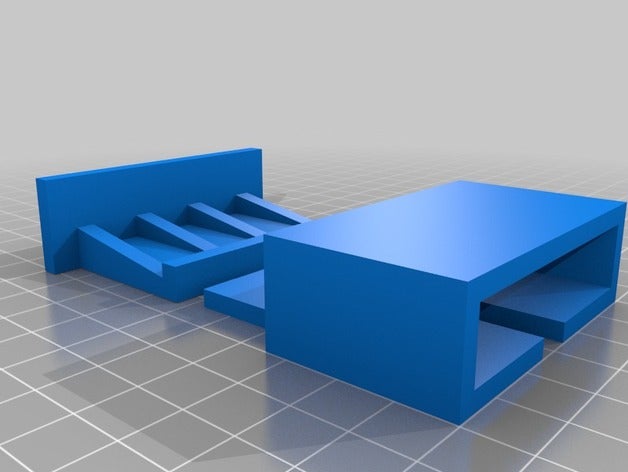 seat belt buckle clip automotive 3D print model - Mito3D