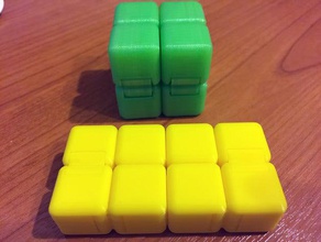 fidget cube high quality hinge toys games 3d print model - Mito3D