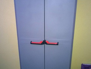 locking piece plastic closet organization 3d print model - Mito3D
