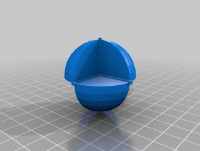 corte cubo arte 3d print model - Mito3D