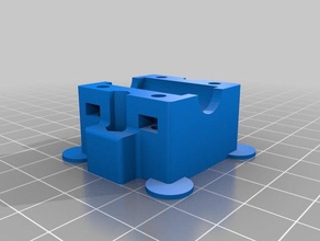 lm8uu bearing blocks folgertech 2020 prusa i3 3d printer parts holder 3d print model - Mito3D
