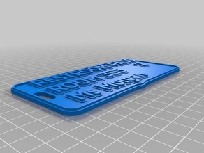 mi personalizados multilinehall paso 2 llaveros 3d print model - Mito3D