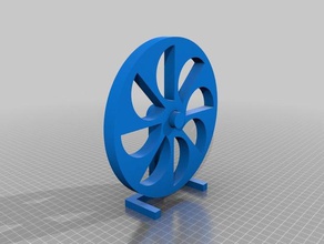 mi personalizados perpetuo movimiento de la rueda interactivo arte 3d print model - Mito3D