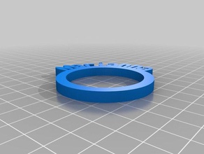 minha personalizado anéis de guardanapo marianna a cozinha jantar 3d print model - Mito3D