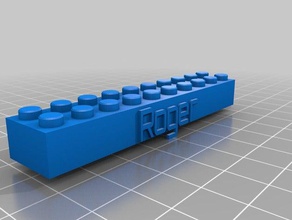 roger ladrillo de la construcción los juguetes personalizado 3d print model - Mito3D