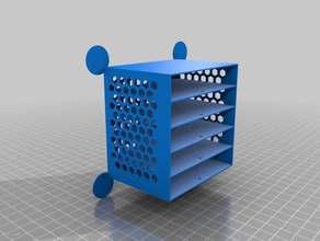 3er tool holders boxes customized 3d print model - Mito3D