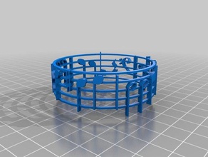 bracelete de la moda personalizado 3d print model - Mito3D