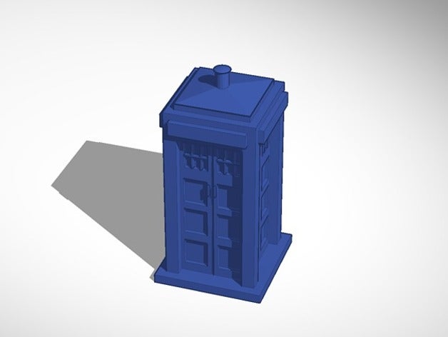 tardis de doctor 3d impresión 3D print model - Mito3D