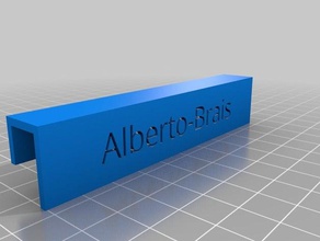 alberto-brais organizzazione personalizzato 3d print model - Mito3D