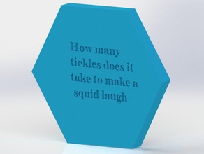 blague forme d'autres cool amusant drôle des rires sourire smiley squid 3d print model - Mito3D