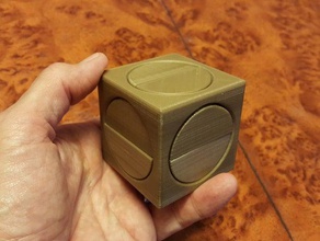 cube puzzle Rätsel cube- 3d print model - Mito3D