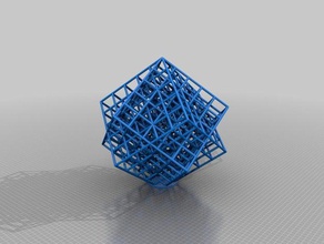 jz lattice cube torture test math Kunst angepasst 3d print model - Mito3D