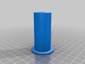meine angepasste parametrische Muffe, optional Flansch Teile 3d print model - Mito3D