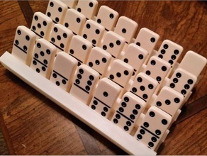 domino tile holder toys games dominoes 3d print model - Mito3D