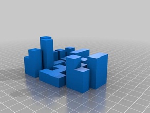 4x4x4 puzzle puzzles cube voxel 3d print model - Mito3D