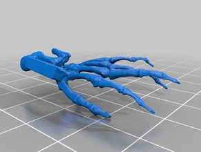 skeleton hand 3d printing 3d print model - Mito3D