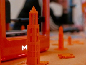 domtoren dom tower utrecht Hollanda binalar yapılar Saat Kulesi domcode domplein ünlü dönüm noktası turizm turist kupa 3d print model - Mito3D