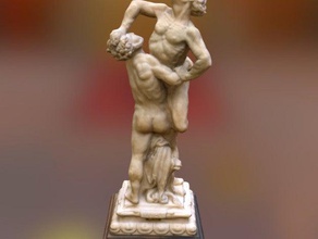 hercules wrestling antaeus scans replicas 3d printing scan cultural heritage denmark greek man roman sculpture wrestler 3d print model - Mito3D