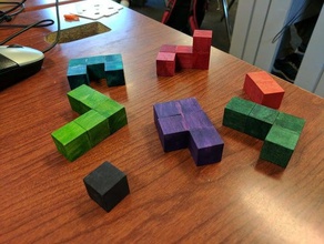 puzzle cube not so hard okay puzzles 3d print model - Mito3D