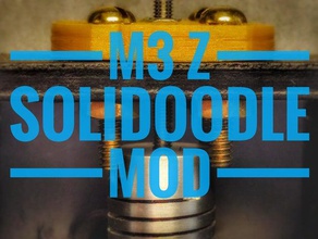 solidoodle 2 m3 z-axis nut holder 3d printer parts 3d print model - Mito3D