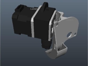 personnalisé prusa i3 mont titan 3d de l'imprimante accessoires e3d-titan 3d print model - Mito3D