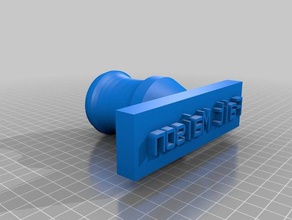 Stempel fait maison Zeichen logos angepasst 3d print model - Mito3D