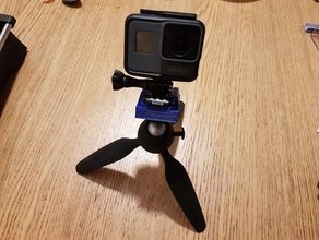 gopro tripod mount weiblich 14 20 unc Mutter Kamera 3d print model - Mito3D