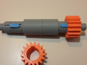 gear unit spurs engineering spur 3d print model - Mito3D