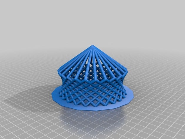 meine angepasste Gitter-cube v2 neue Möglichkeiten math Kunst 3D print model - Mito3D