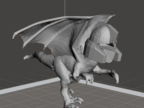 donnies dragon other 3d print model - Mito3D