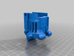 compact effector shroud autoleveling 3d printer parts auto bed leveling fan 3d print model - Mito3D