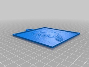 hamilton 2d art personalizzato 3d print model - Mito3D
