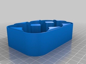 la celda 2 del caso los contenedores personalizado 3d print model - Mito3D