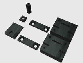 wanhao duplicator 6 front door hinge knob 3d printer accessories 3d print model - Mito3D