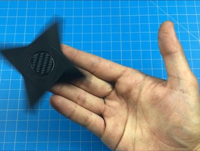 naruto shuriken fidget giocattolo di mano spinner gadget ninja stella 3d print model - Mito3D